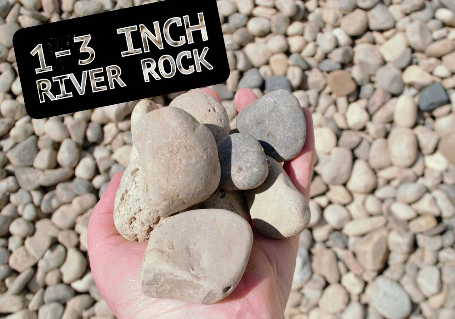 1-3" Inch River Rocks