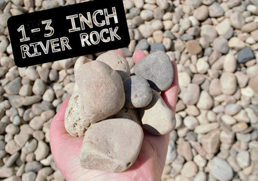 1-3" Inch River Rocks