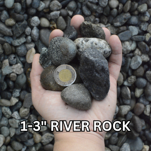 1-3" Inch River Rocks