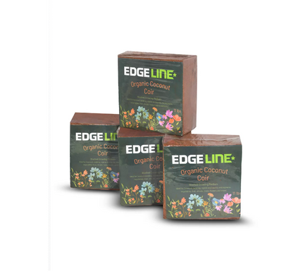 "High-quality coconut coir brick for gardening, providing excellent soil aeration and moisture retention, perfect for eco-friendly planting solutions."