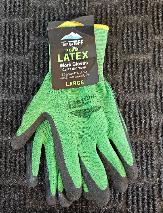 Durable gardening gloves designed for comfort and protection.