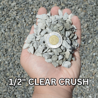 1/2" Clear Crush