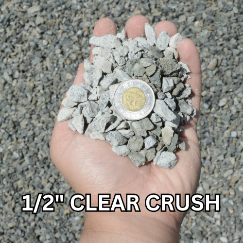 1/2" Clear Crush