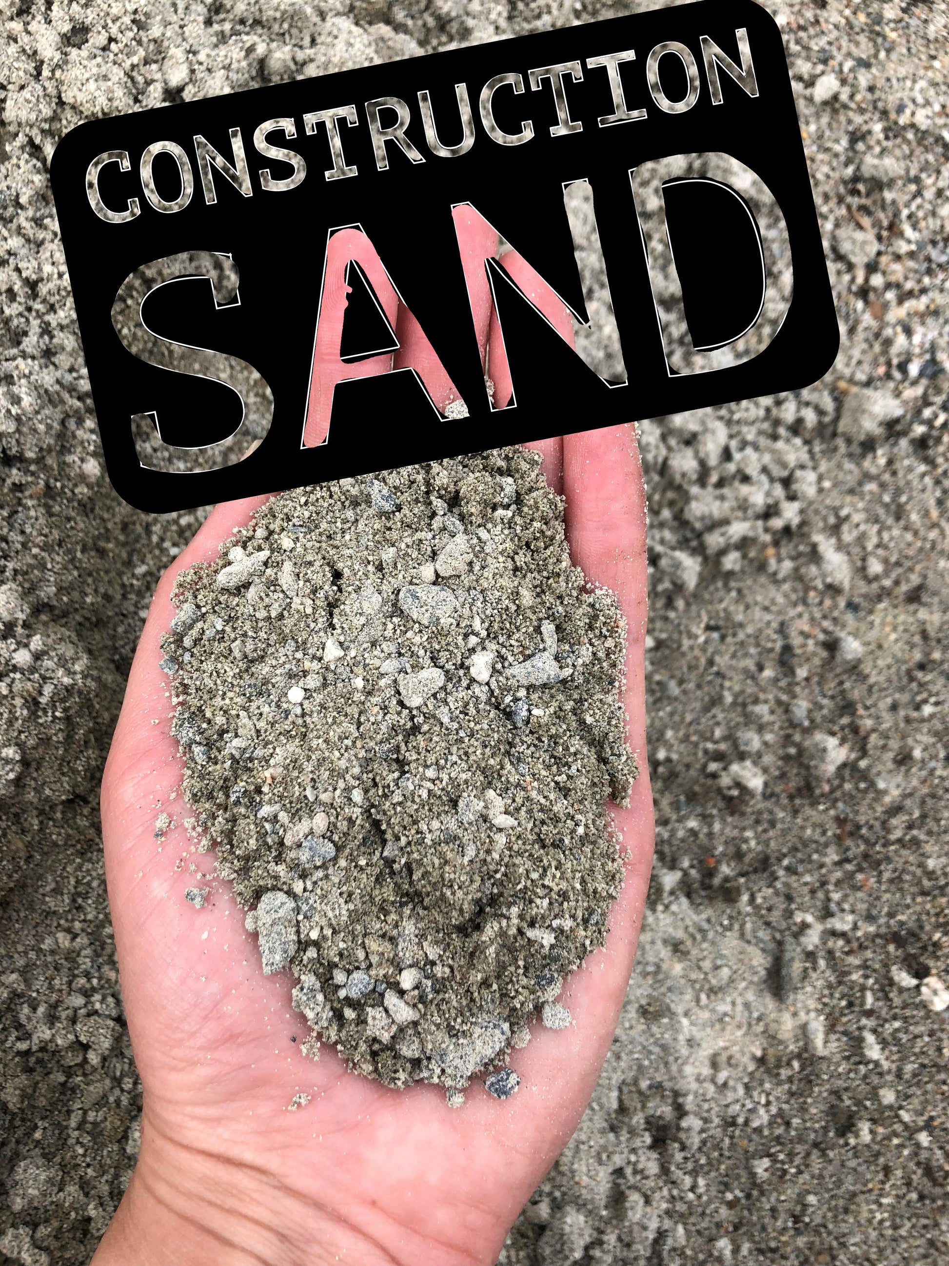 Construction sand