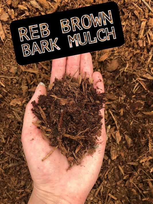 Bark Mulch Red Brown