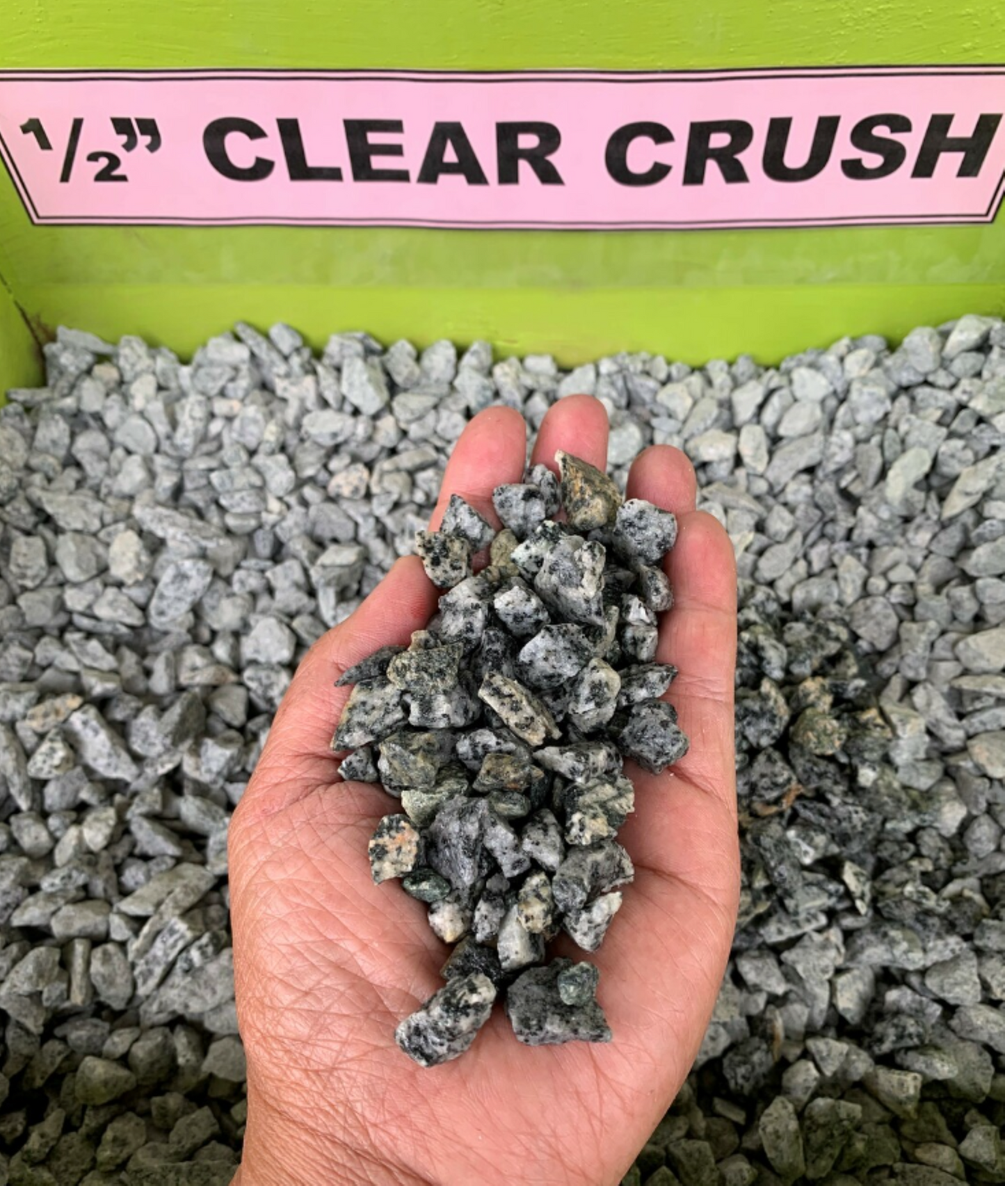 1/2" Clear Crush